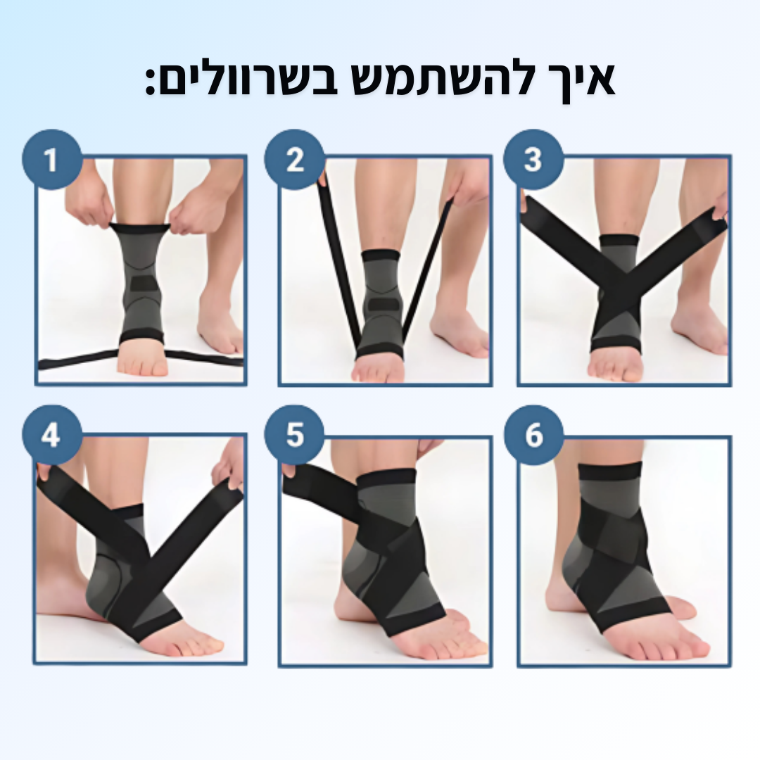 OrthoSleeve - חזרו ללכת בחופשיות וטבעיות כבר מהיום הראשון