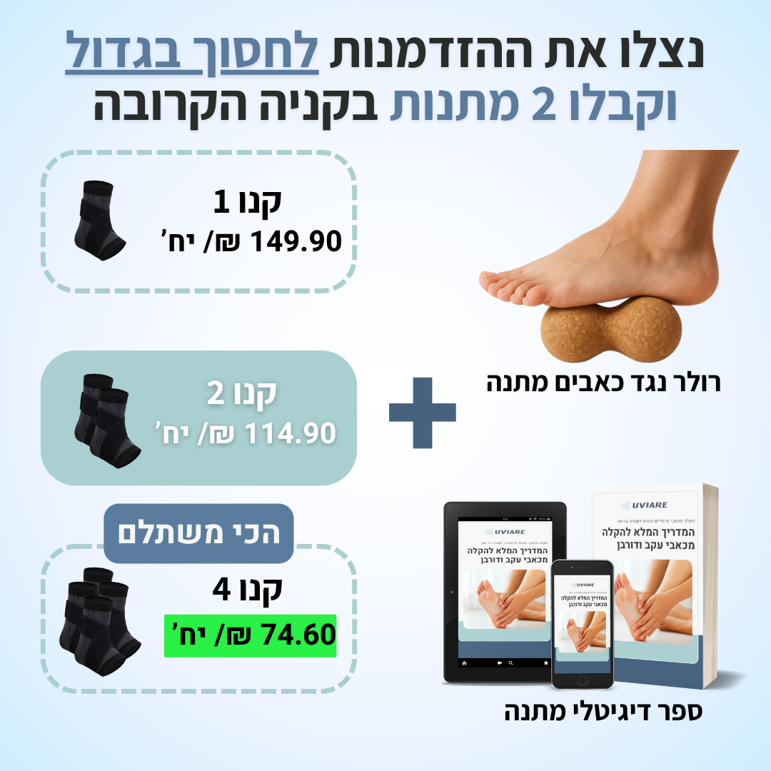 OrthoSleeve - שרוול תמיכה אורתופדי מתקדם