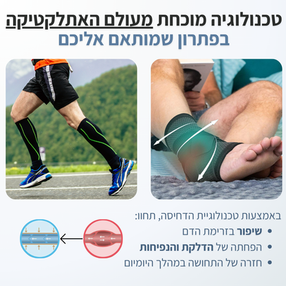 OrthoSleeve - חזרו ללכת בחופשיות וטבעיות כבר מהיום הראשון